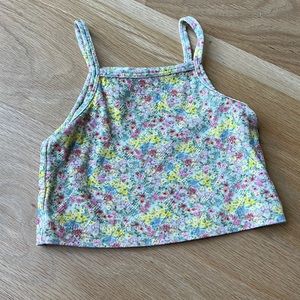 Floral Love Shack Fancy Cropped Tank